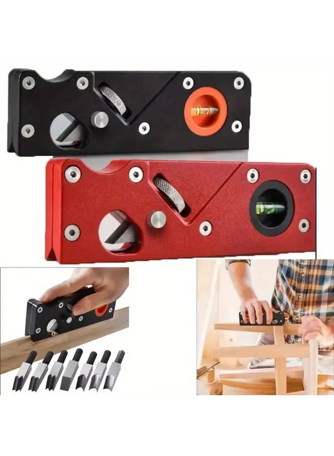 8Pcs Adjustable Bevel Chamfer Planer 45 Degree Woodworking Manual Corner Trimming Cutter - Image 5